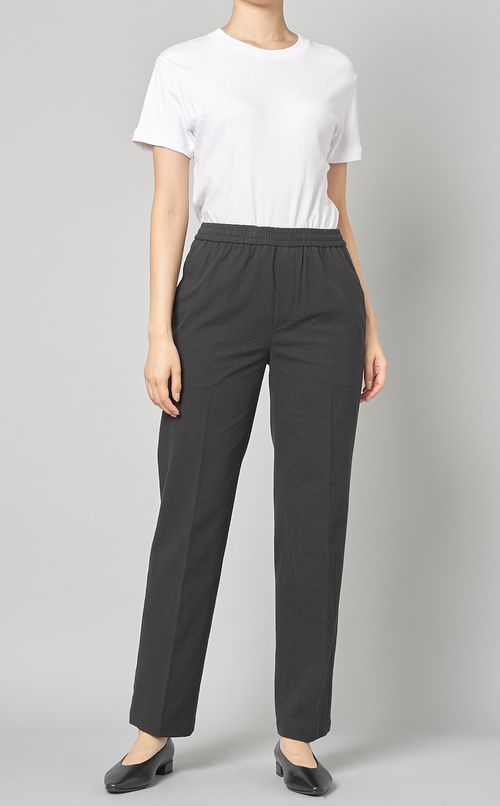 コットンサッカーイージーパンツ