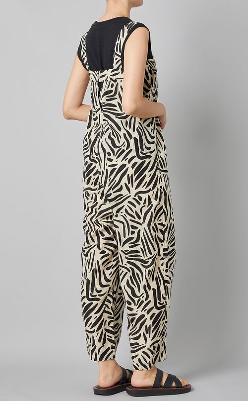 ゼブラプリントオールインワン