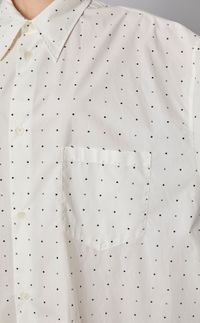 MM6 Maison Margiela｜プリントコットンポプリンシャツワンピース