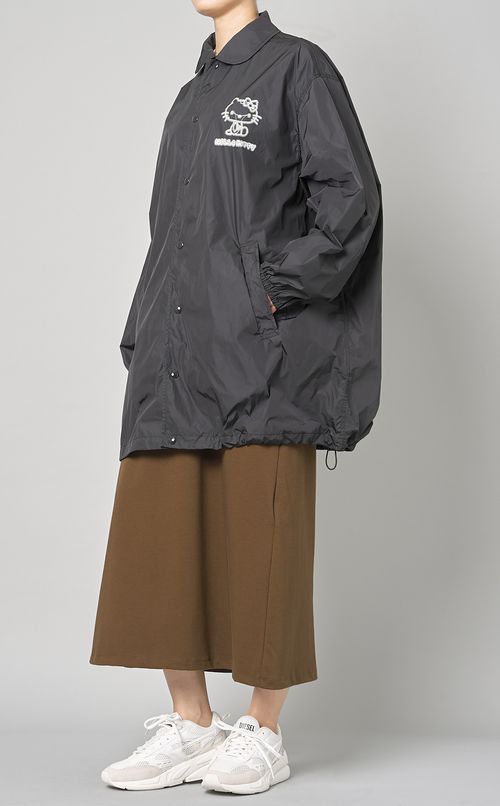 キティプリントナイロンコーチブルゾン