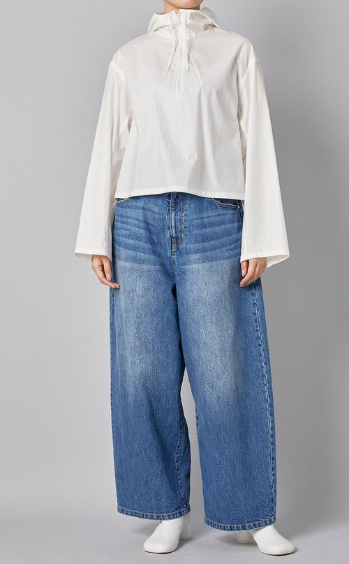 5ポケットワイドデニムパンツ