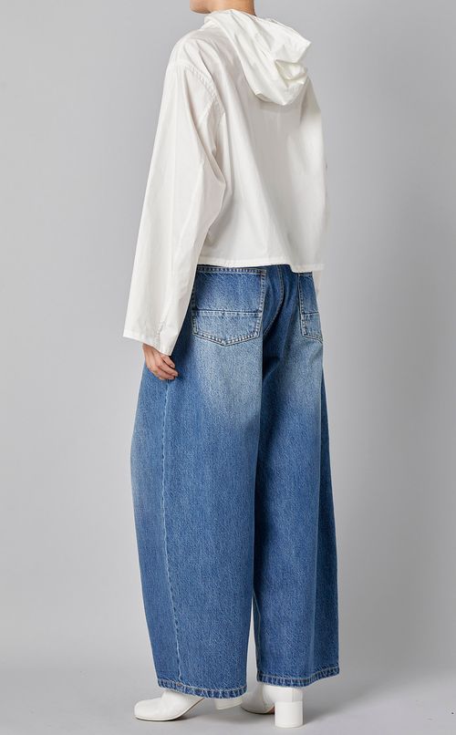 5ポケットワイドデニムパンツ