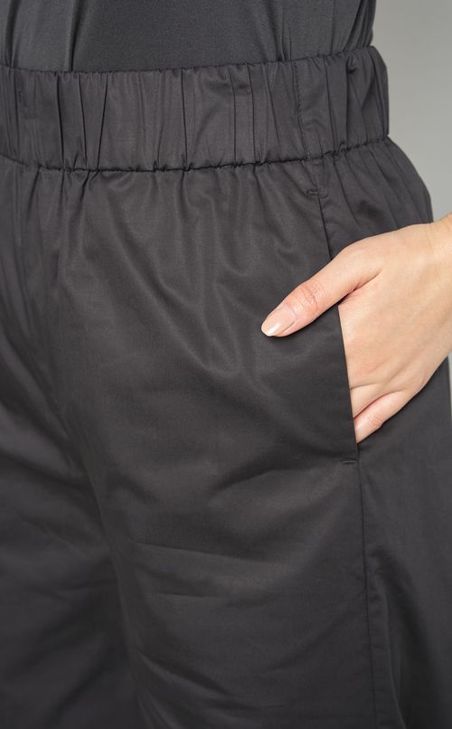 ラインテープコットンクロップドパンツ