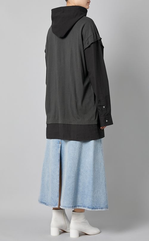 フェイクレイヤードフーディトップス