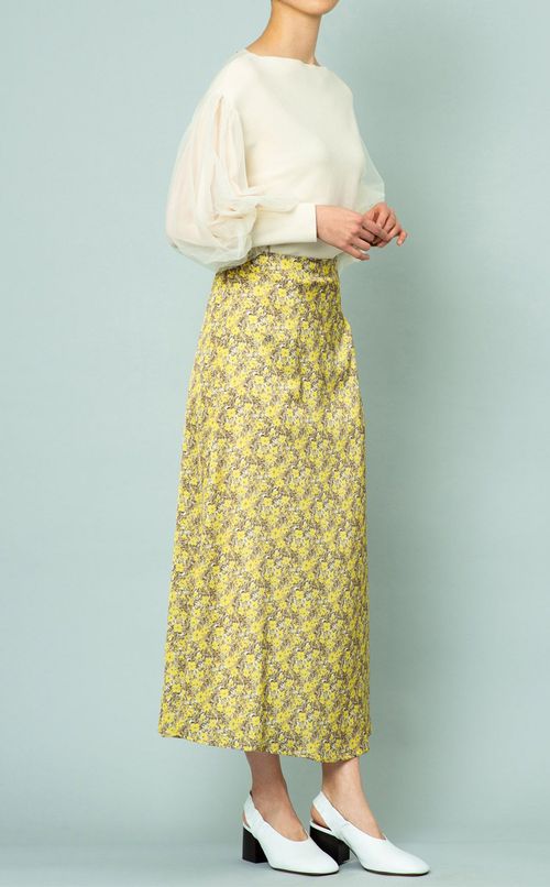 チュールスリーブプルオーバー