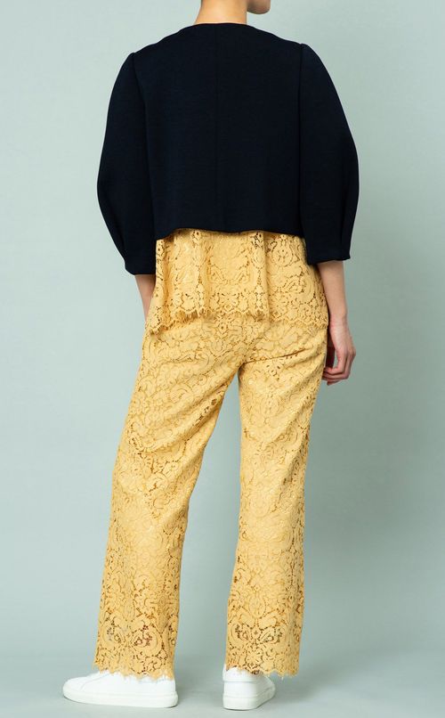 ノーカラーポンチジャケット