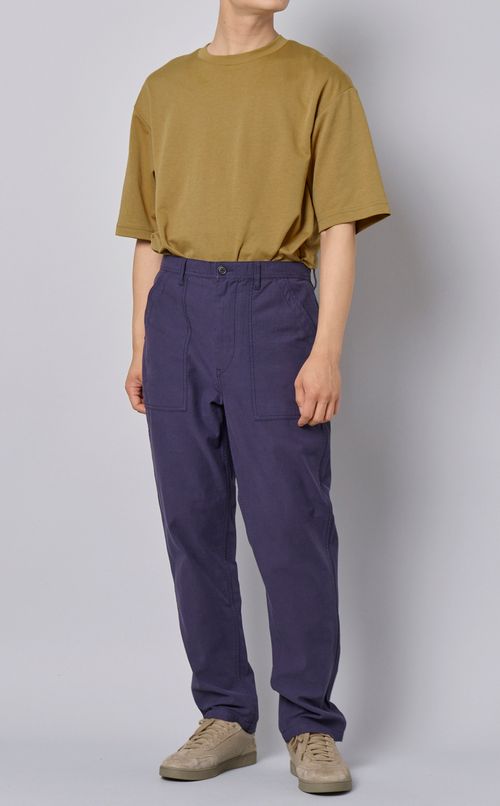 コットンワイドベイカーパンツ