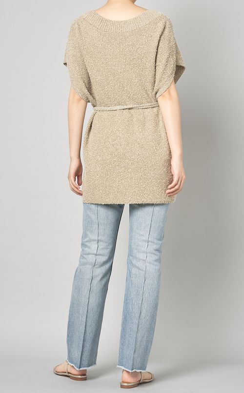 コットンニットベスト