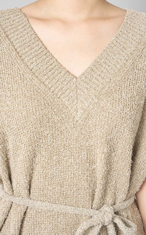 コットンニットベスト