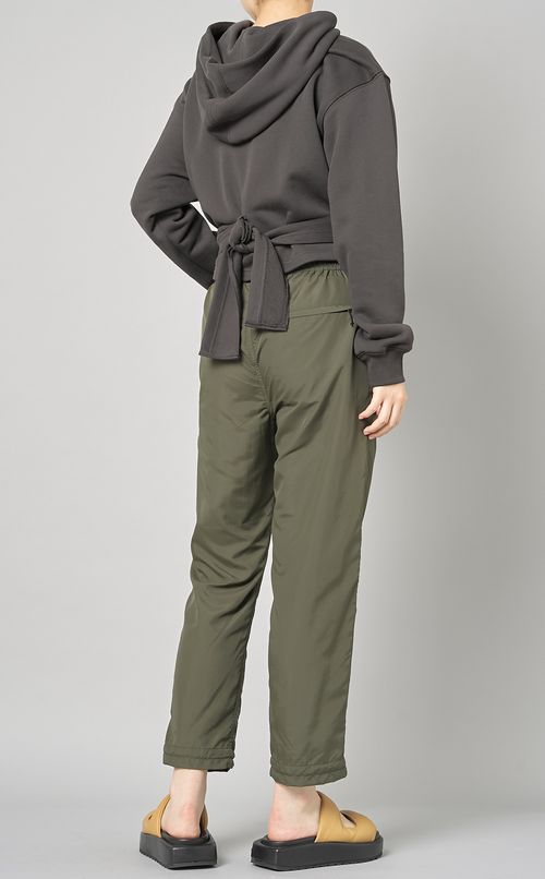 ゴムシャーリングストレートパンツ