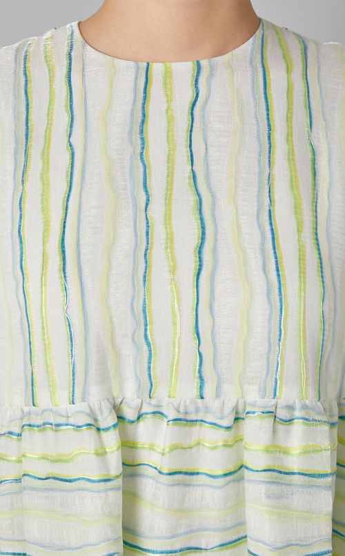 レインボージャガードボリュームドレス