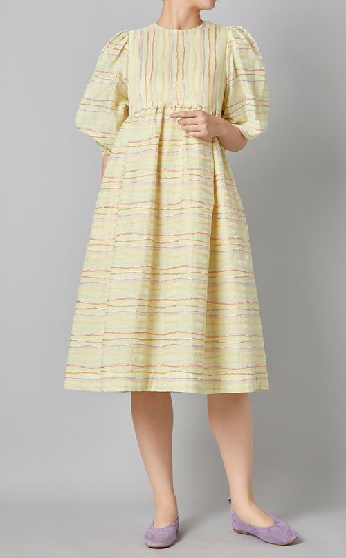 レインボージャガードボリュームドレス