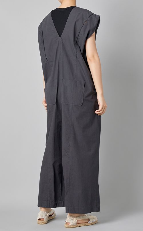 ハシゴレースコットンジャンプスーツ