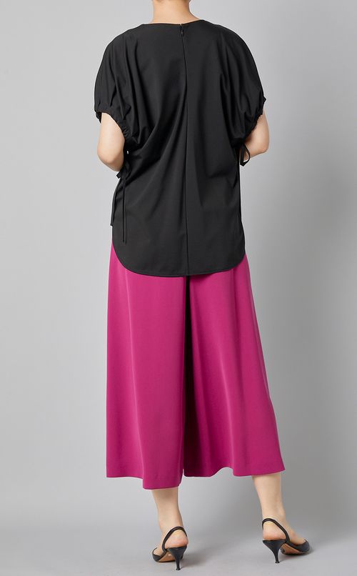 ボックスプリーツワイドパンツ