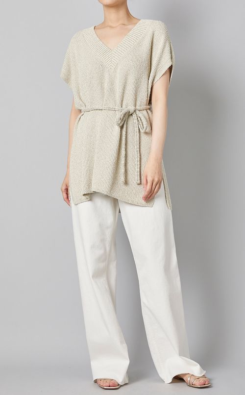 コットンニットベスト