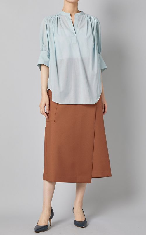 フラップポケットラップスカート