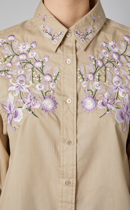 エンブロイダリーシャツ