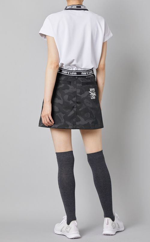 【手洗い可】カモフラージュジャガードスカート