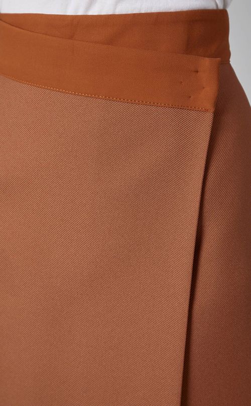 フラップポケットラップスカート