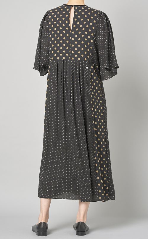 ミックスドットプリントワンピース