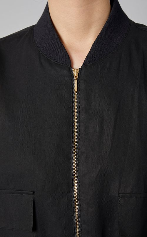 フラップポケットジップブルゾン