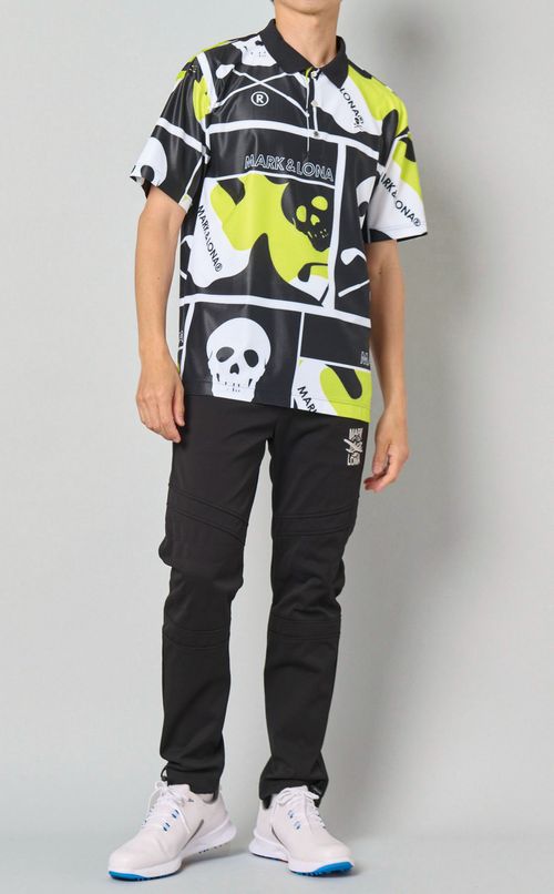 【手洗い可】グラフィックポロシャツ