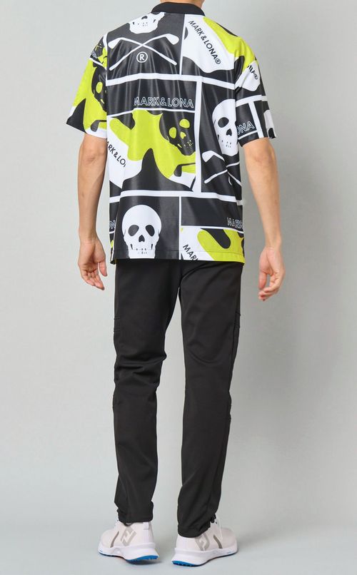 【手洗い可】グラフィックポロシャツ