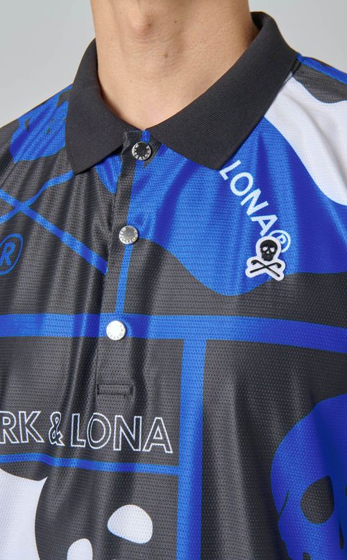 【手洗い可】グラフィックポロシャツ