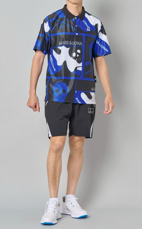 【手洗い可】グラフィックポロシャツ