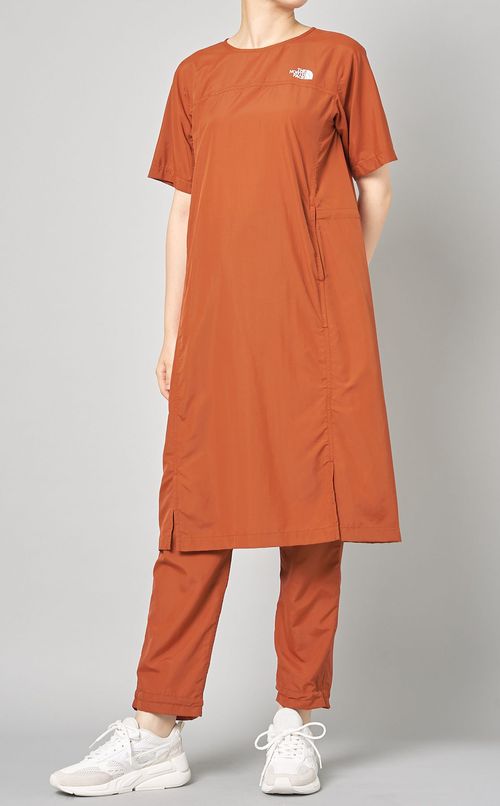 ゴムシャーリングストレートパンツ