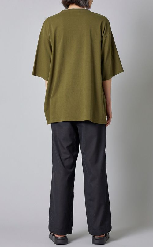 ウールポリドロストパンツ