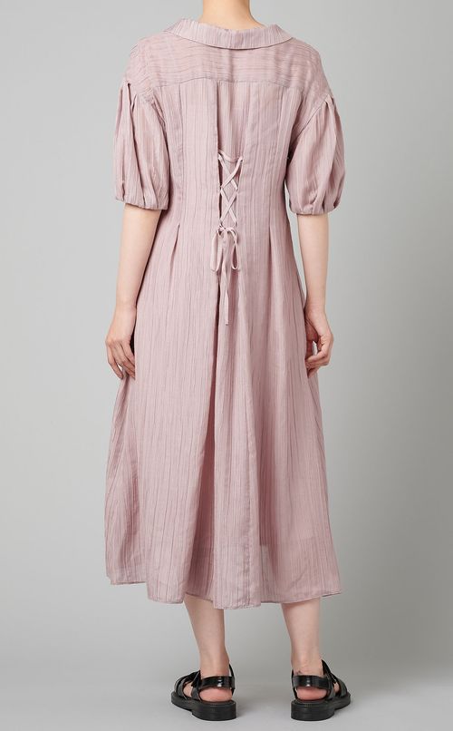 フレアシャツワンピース