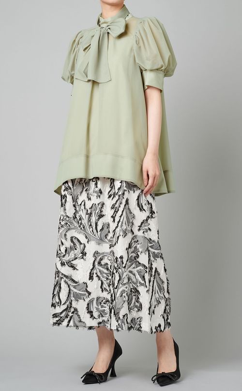 ダブルベルトナロースカート