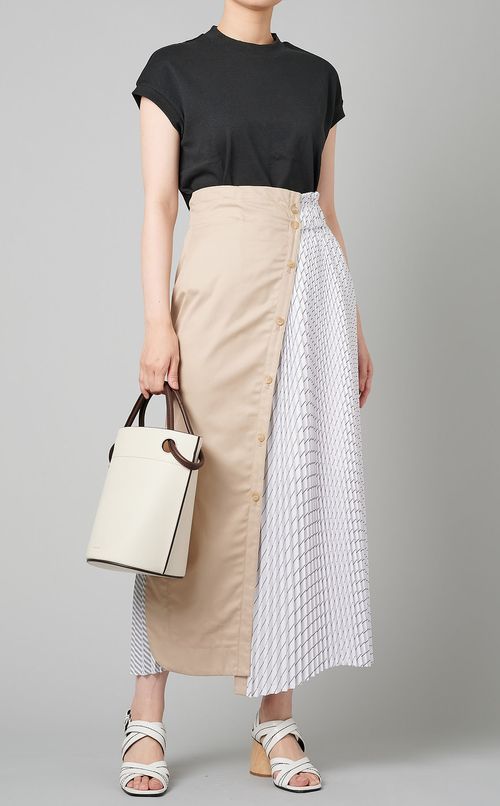 コンビプリーツスカート