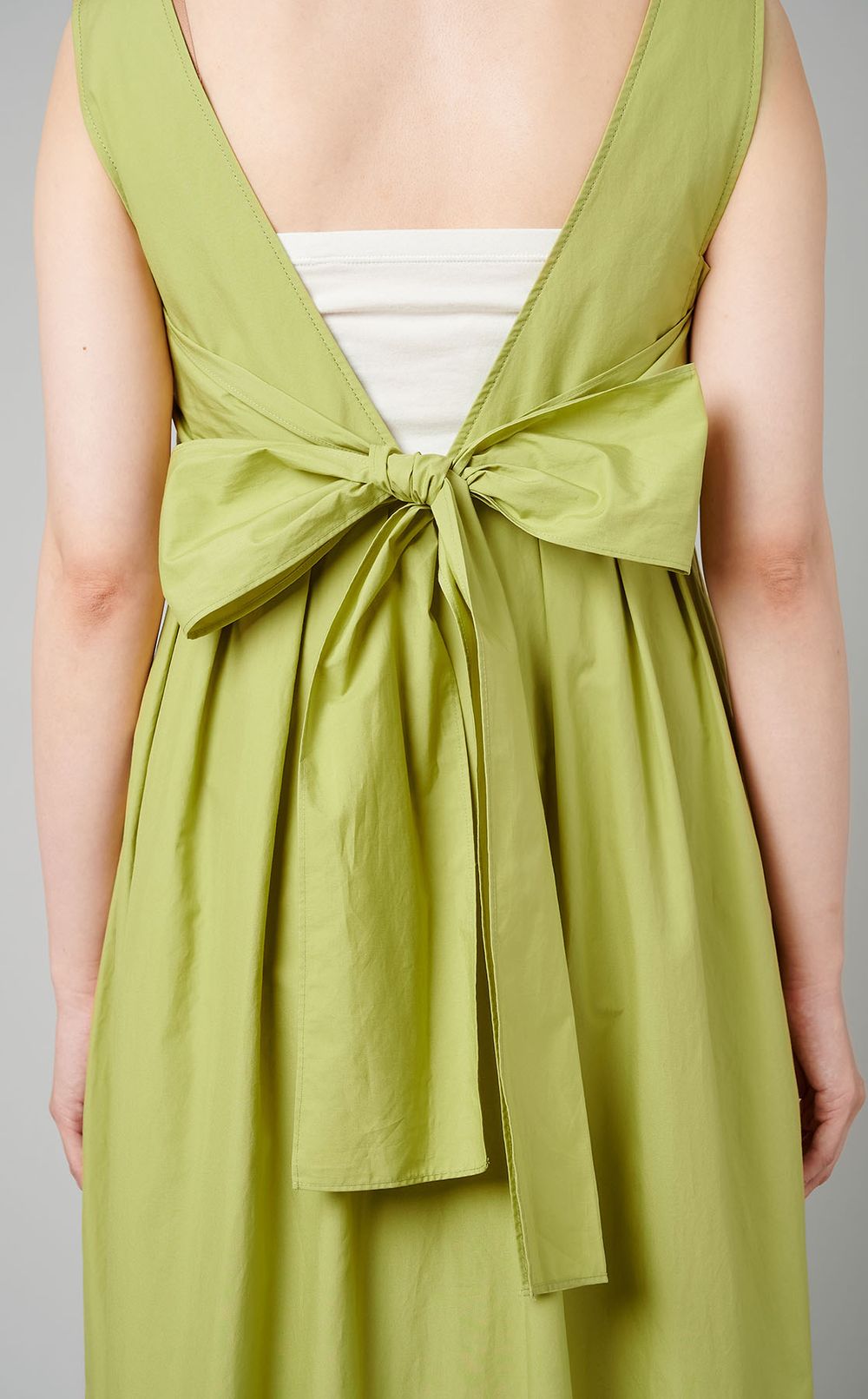 バックリボンキャミワンピース