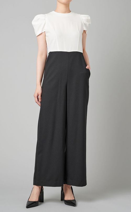 バイカラーオールインワン