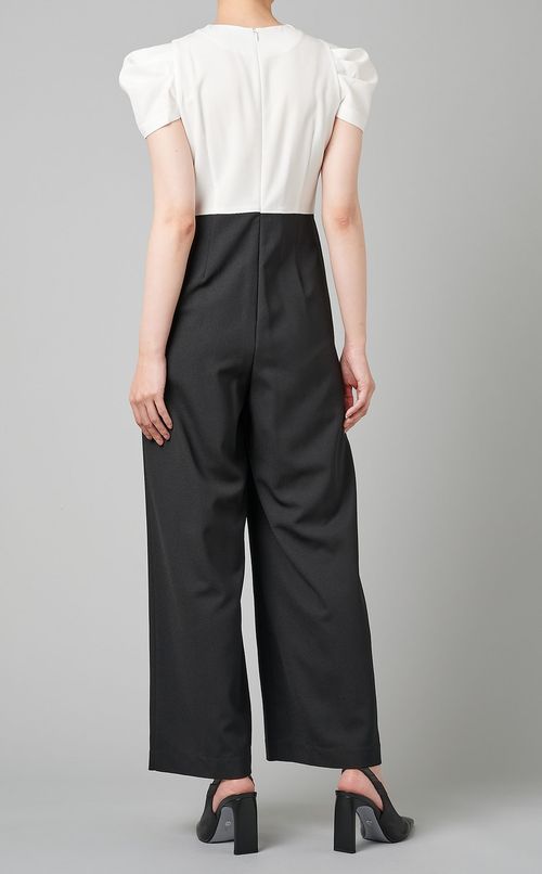 バイカラーオールインワン