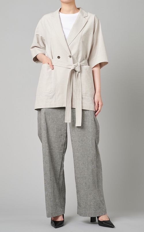 スラブタフタジャケット