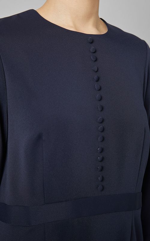 フロントクルミボタンワンピース