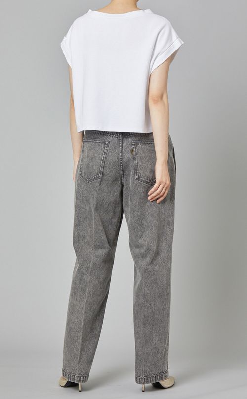 ケミカルフェードストレートデニム