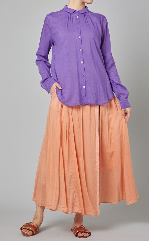 パイピングタックシャツ