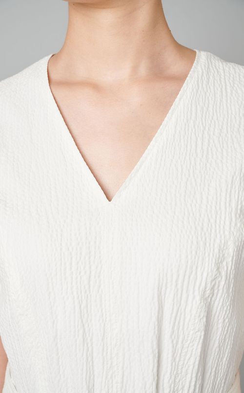 ノースリーブギャザーワンピース