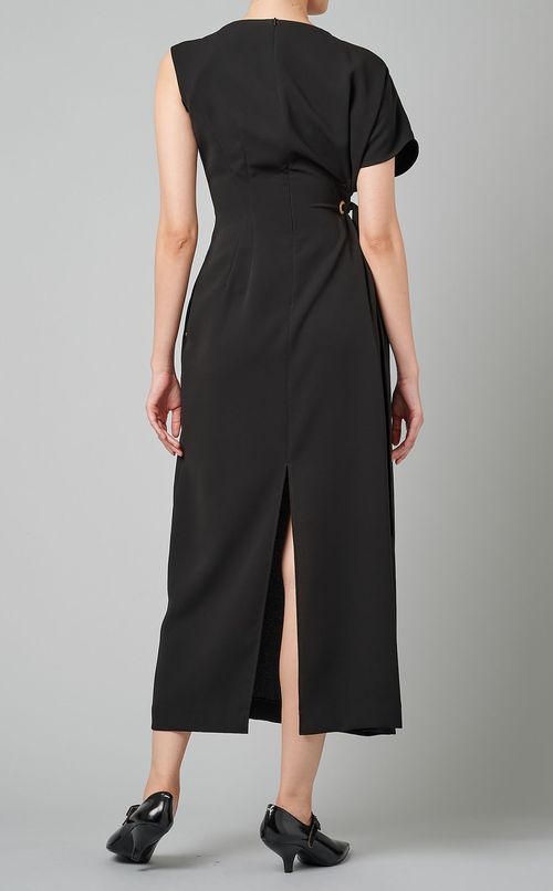 アシンメトリースリーブワンピース