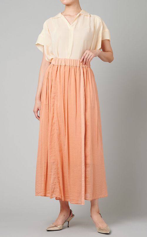 シフォンフレアスカート