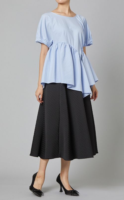 アシンメトリーブラウス