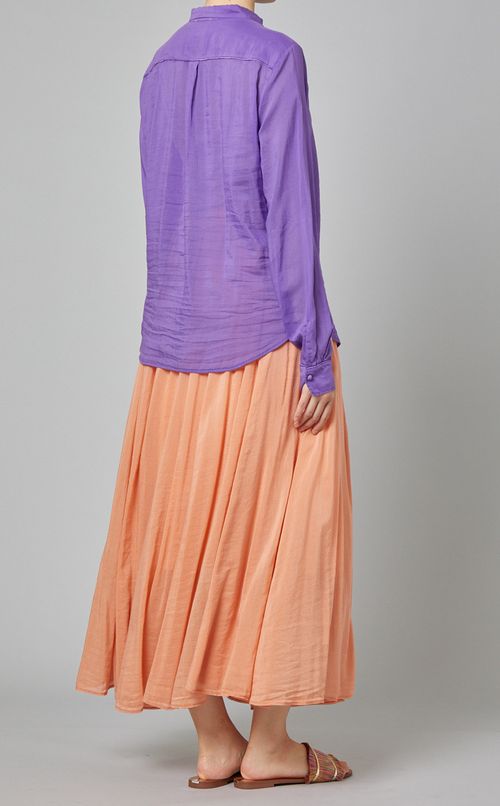 パイピングタックシャツ