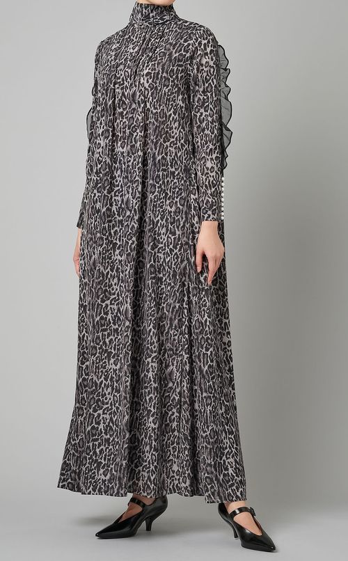 レオパードプリントワンピース