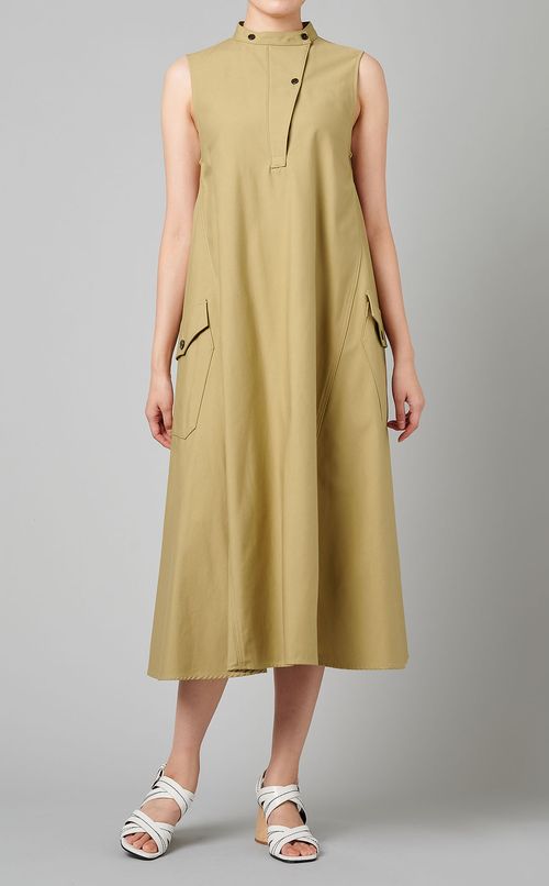 ボリュームフレアワンピース