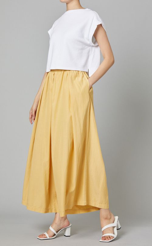 プリーツガウチョパンツ