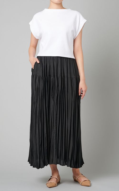 ティアードプリーツスカート